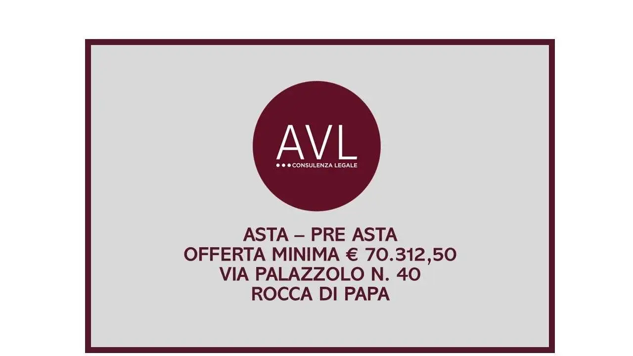 Attico - Mansarda in asta a Rocca di Papa