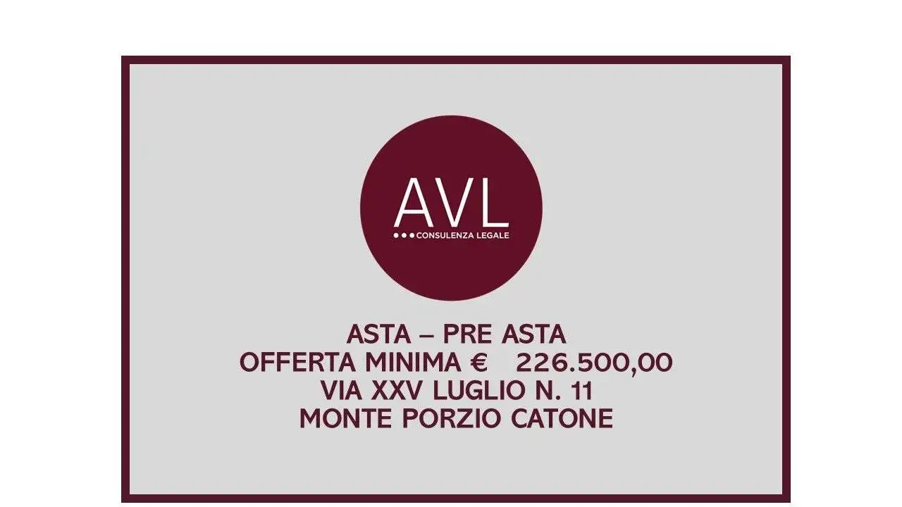 Appartamento in asta a Monte Porzio Catone