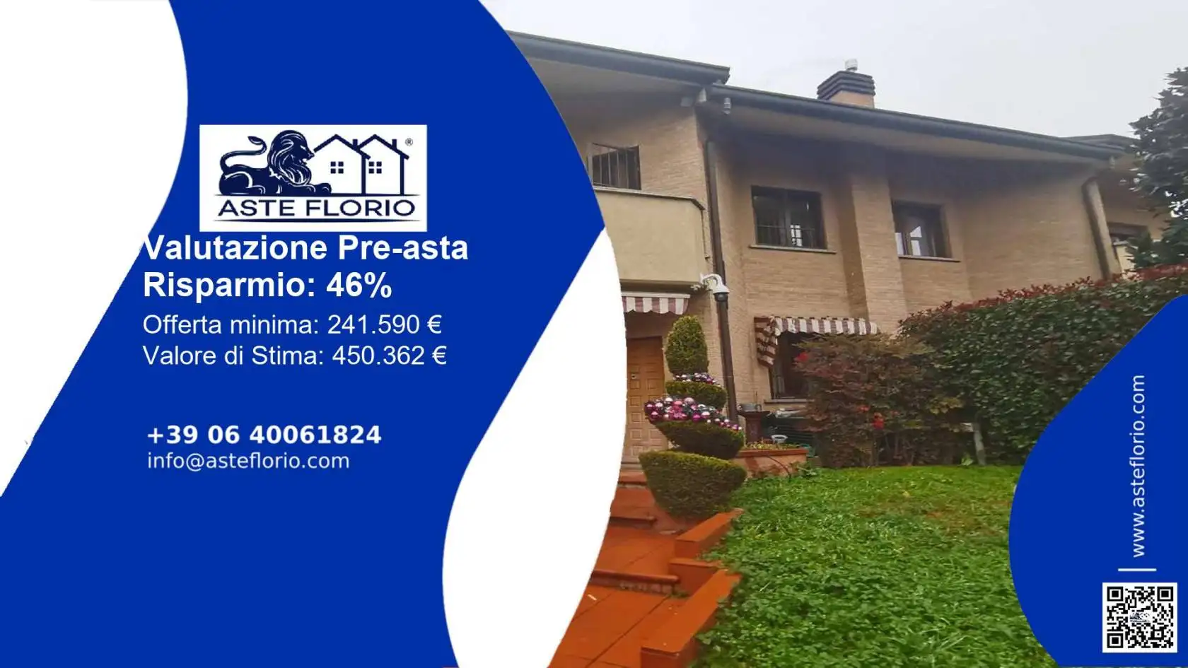 Villa in asta a Paderno Dugnano