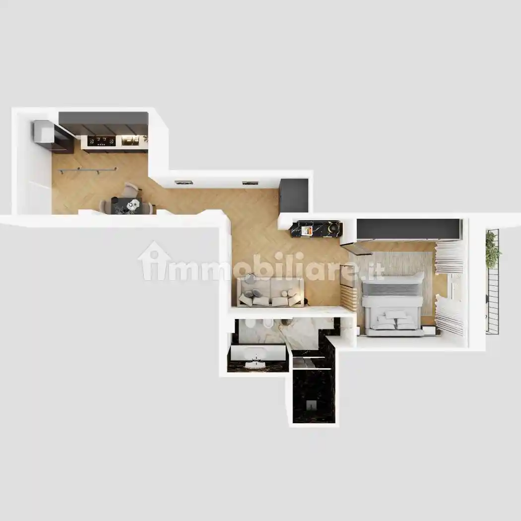 Bilocale via Tommaso da Celano 76, Appio Latino, Roma - foto 2