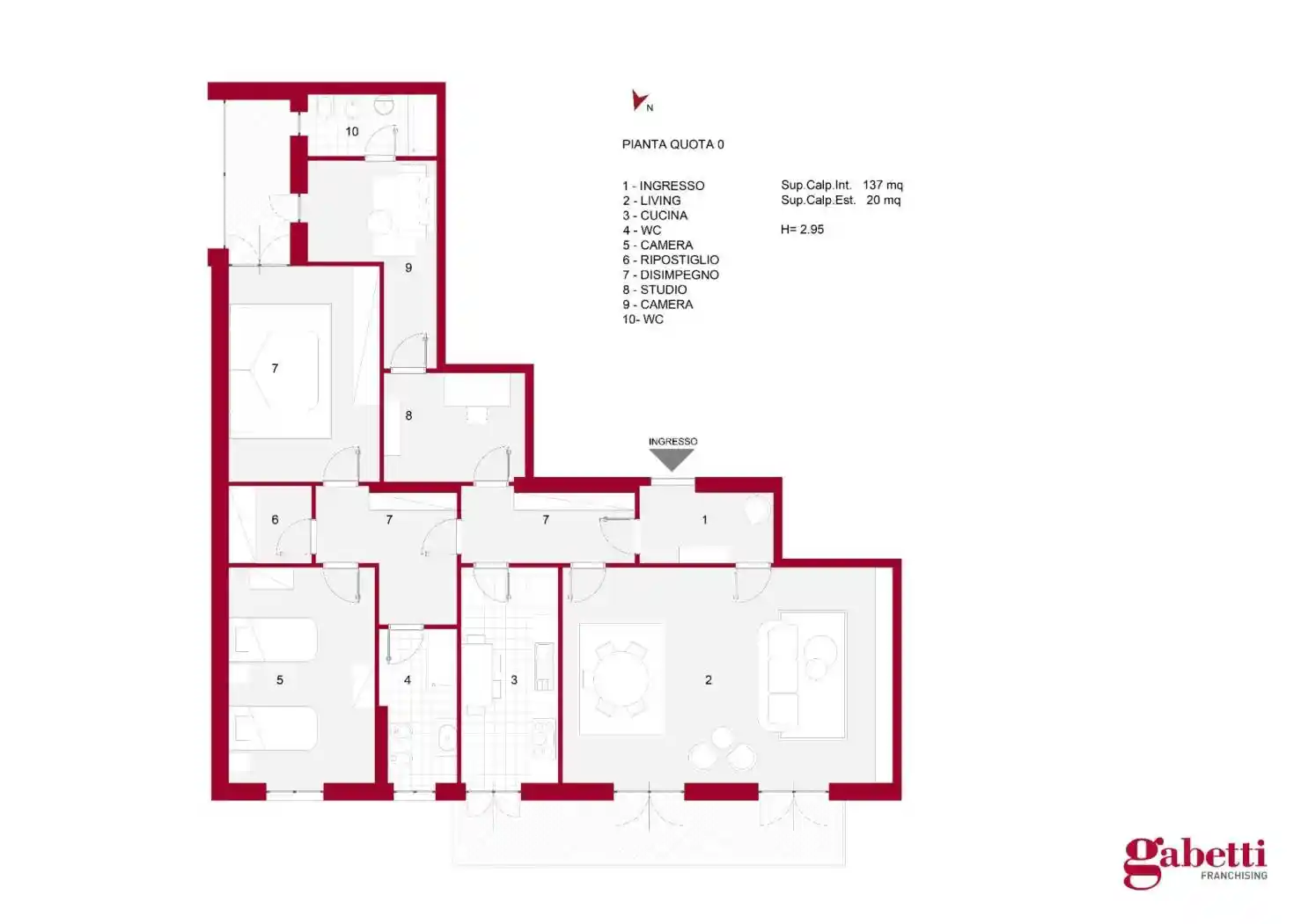 Appartamento via Giulio Cesare 19, Fuorigrotta, Napoli - foto 2
