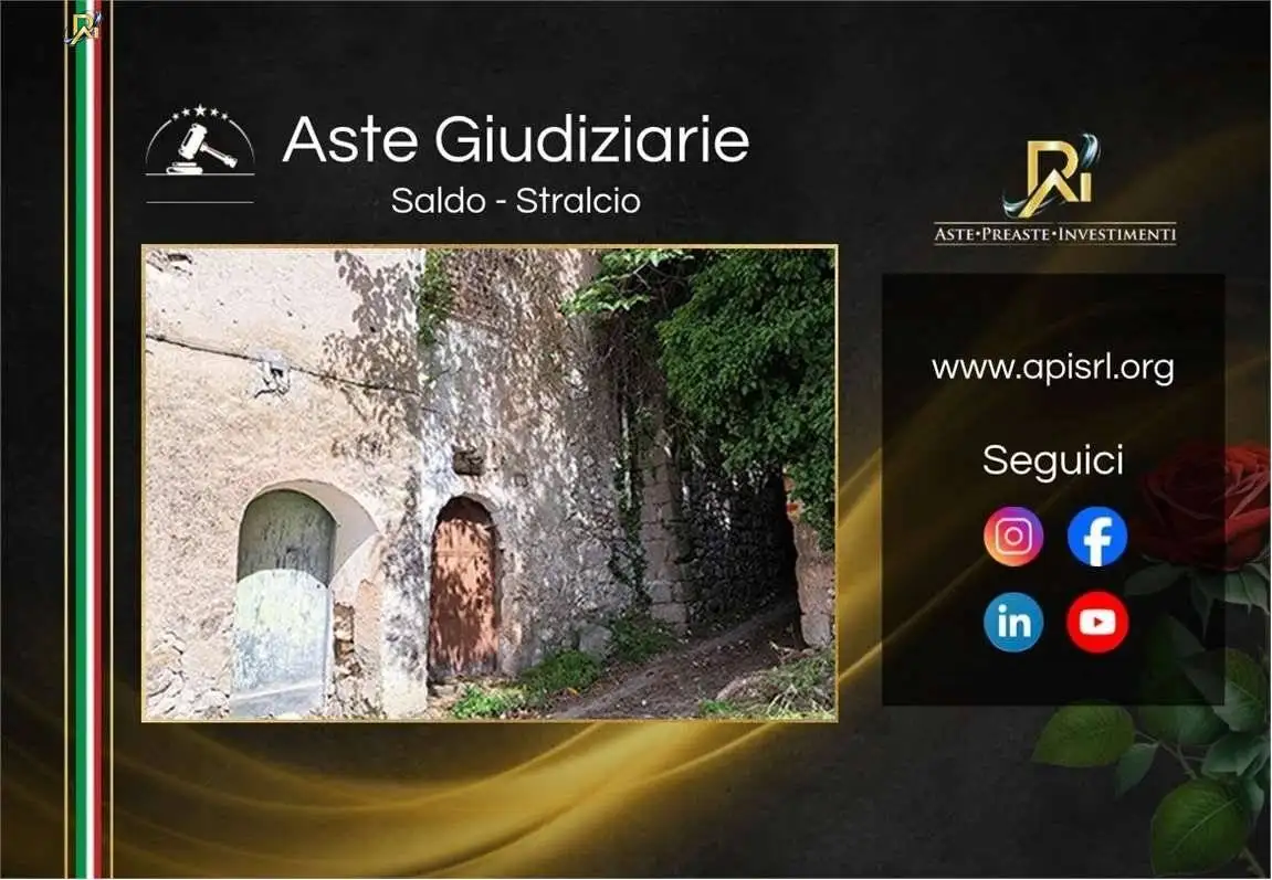 Casa indipendente in asta a Galluccio