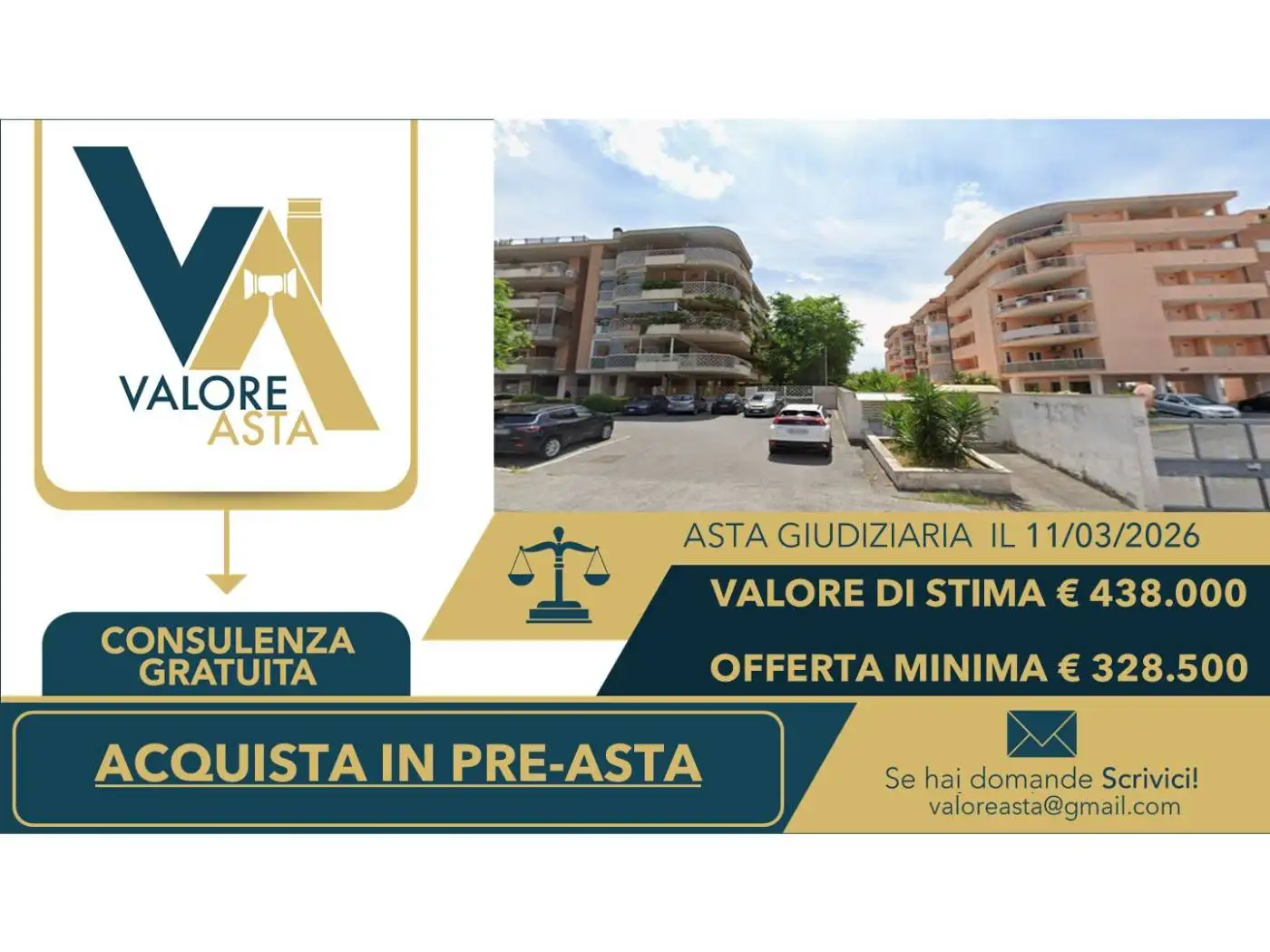 Appartamento in asta a Roma