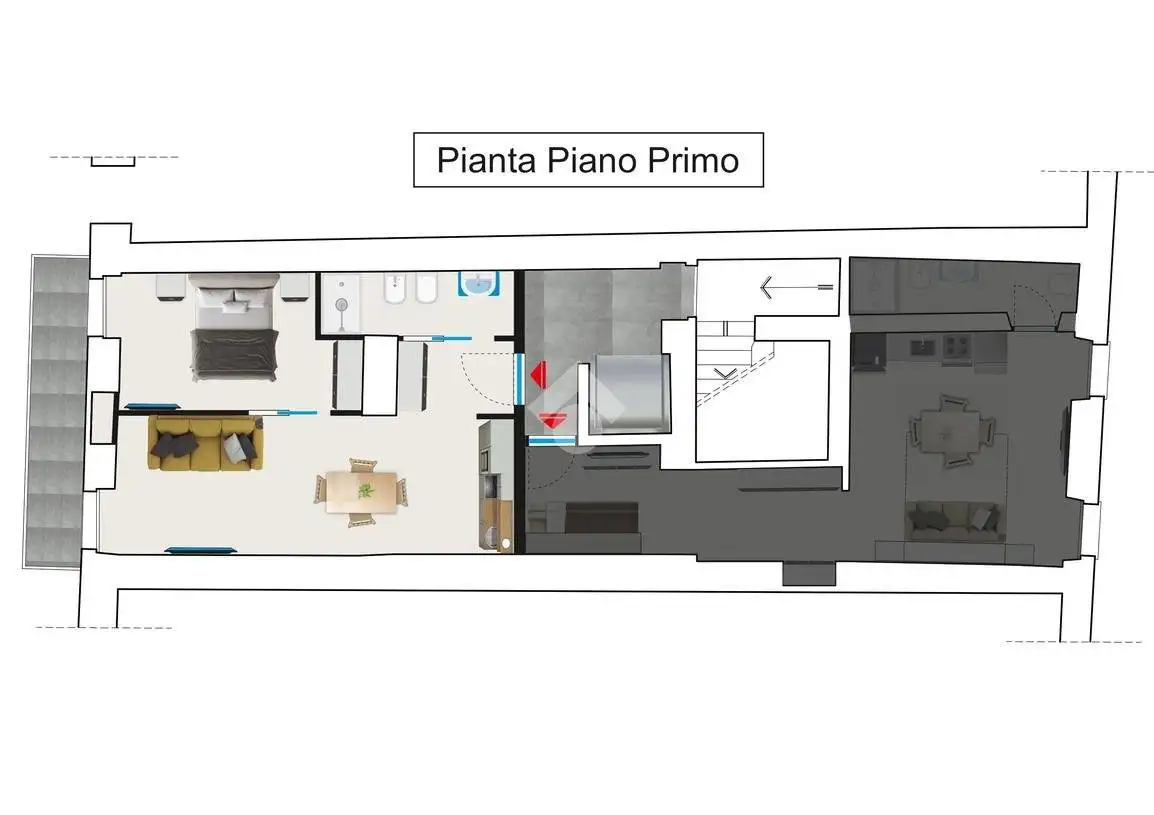 Bilocale Appartamento via Cavour 15, Centro, Loano - foto 2