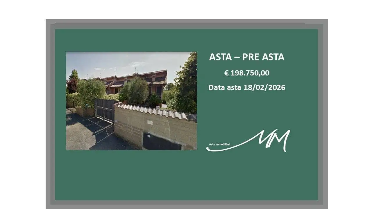 Villetta a schiera in asta a Roma