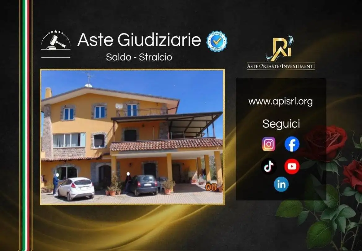 Villa in asta a Satriano di Lucania