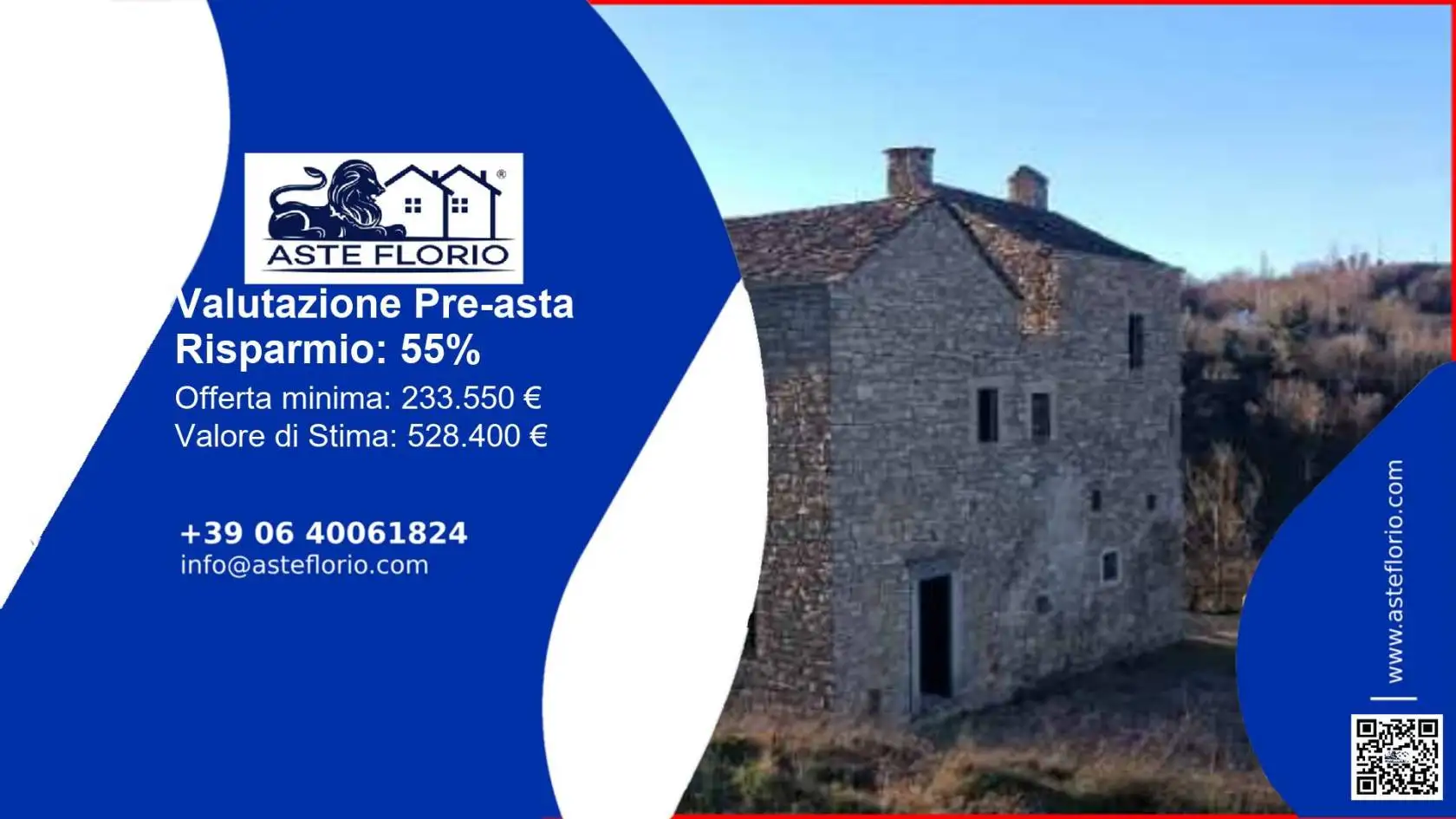 Villetta a schiera in asta a Roccaverano