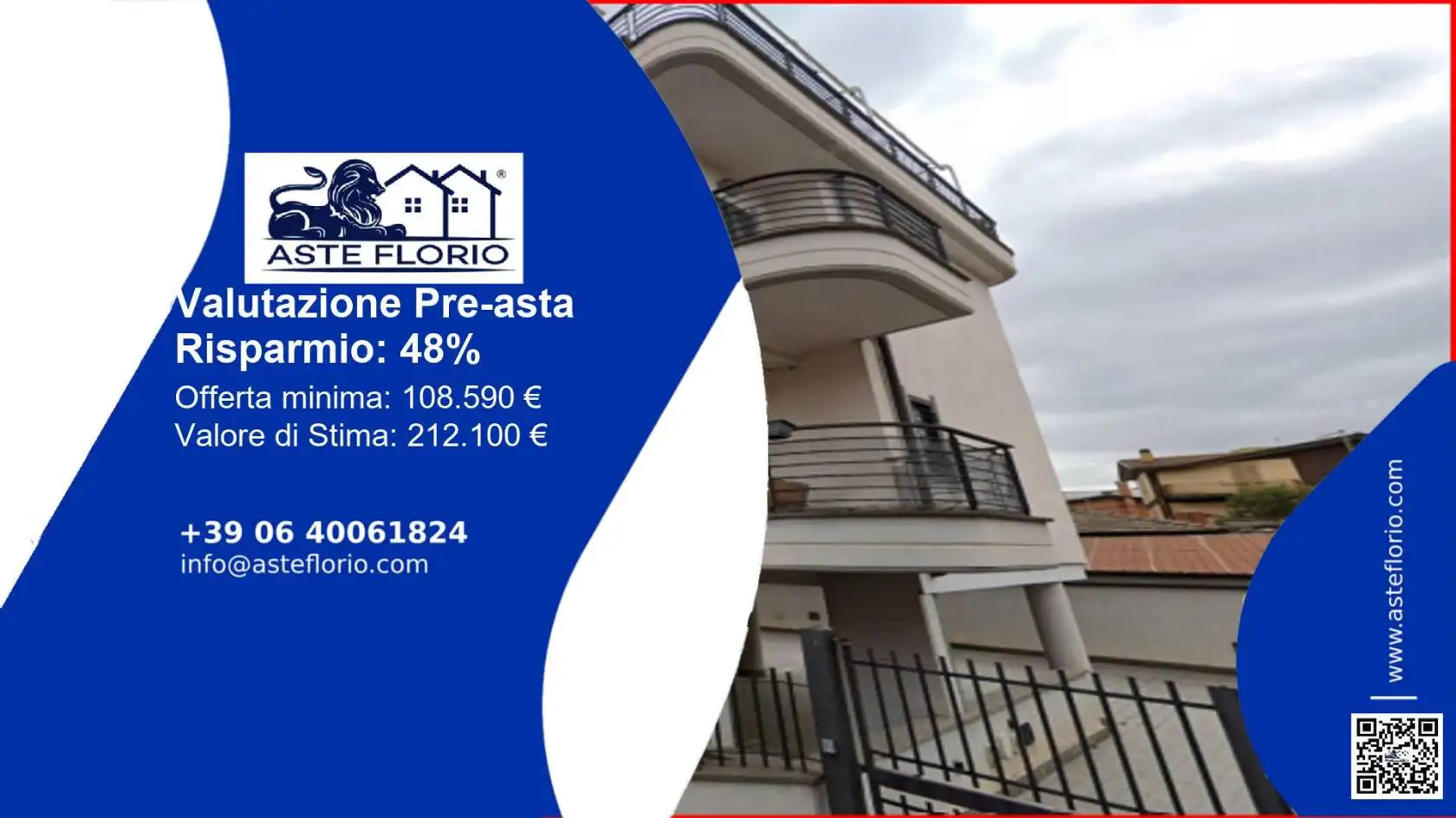 Appartamento in asta a Roma