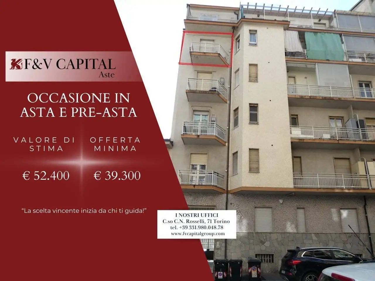 Appartamento in asta a Torino