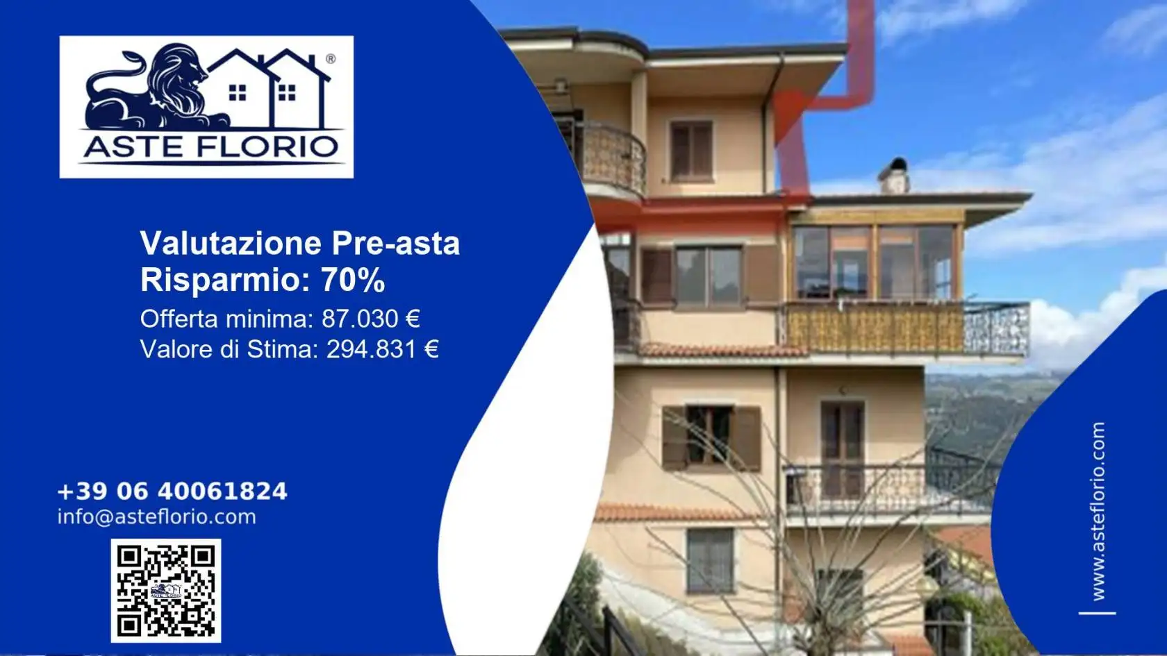 Villa in asta a San Mango d'Aquino