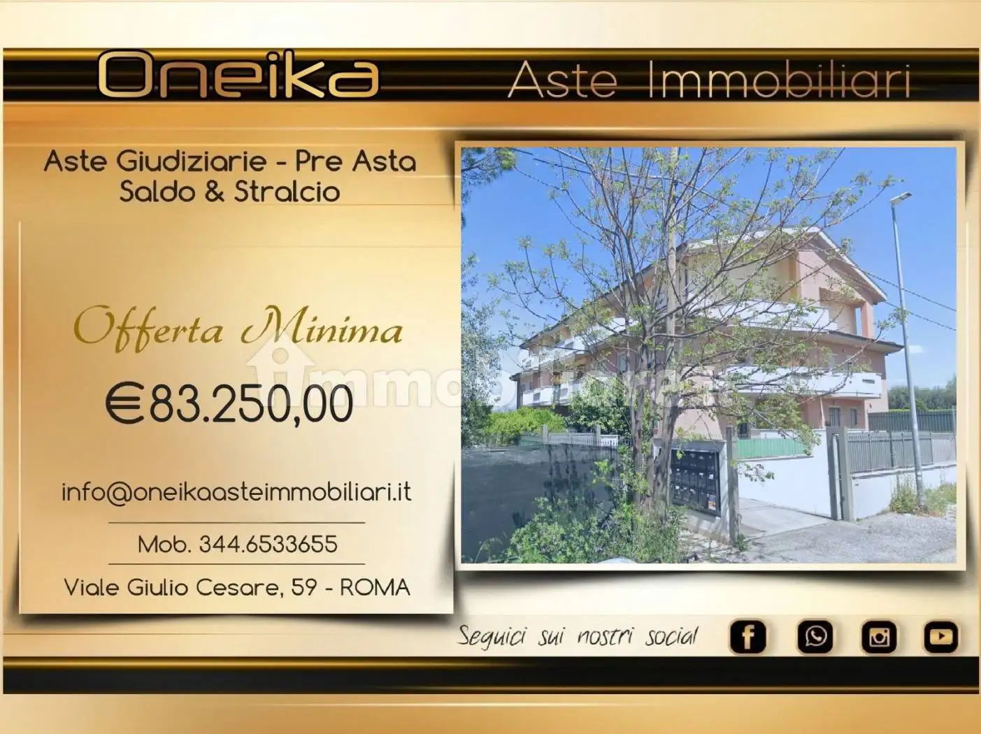 Appartamento in asta a Roma