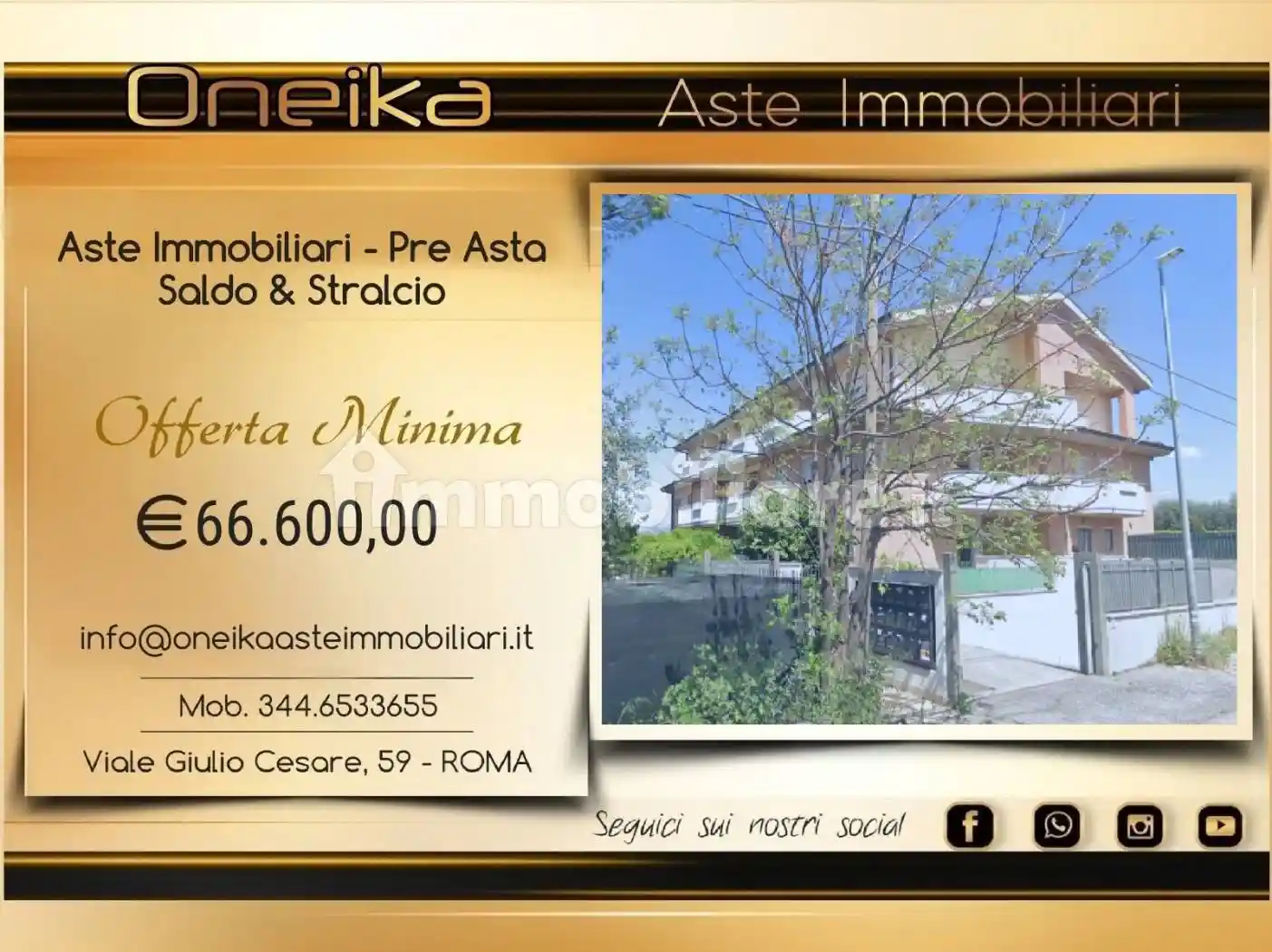 Appartamento in asta a Roma