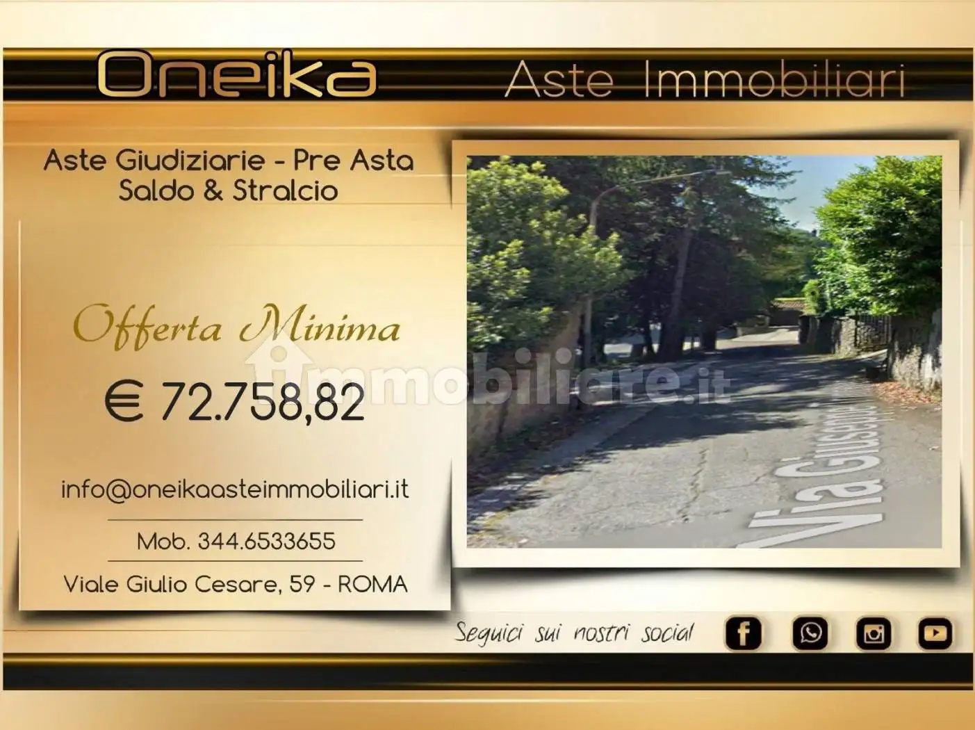 Appartamento in asta a San Vito Romano