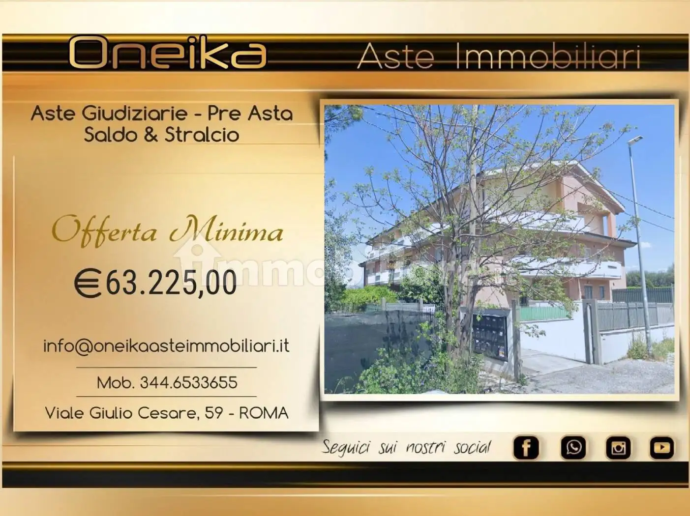 Appartamento in asta a Roma