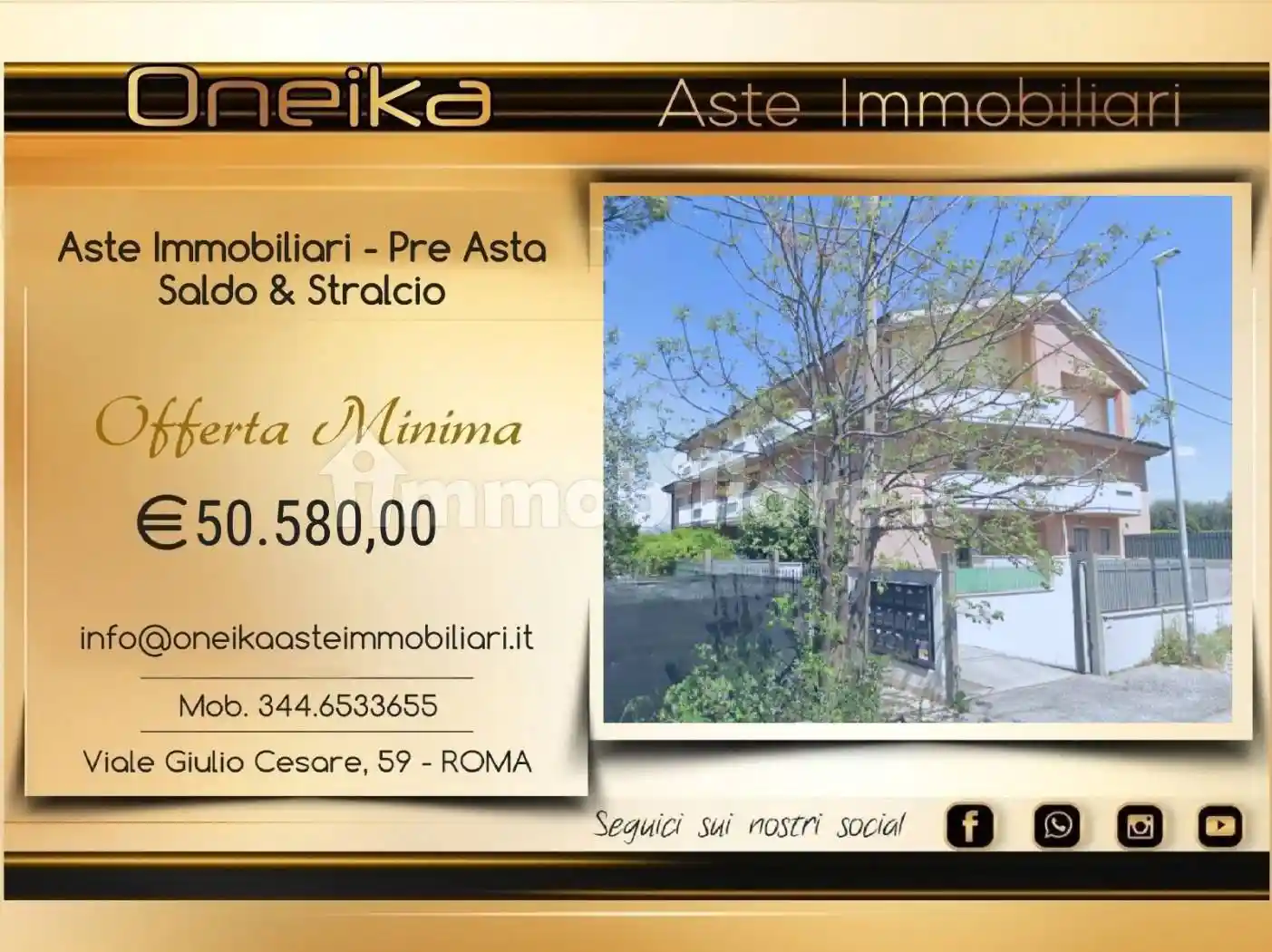 Appartamento in asta a Roma