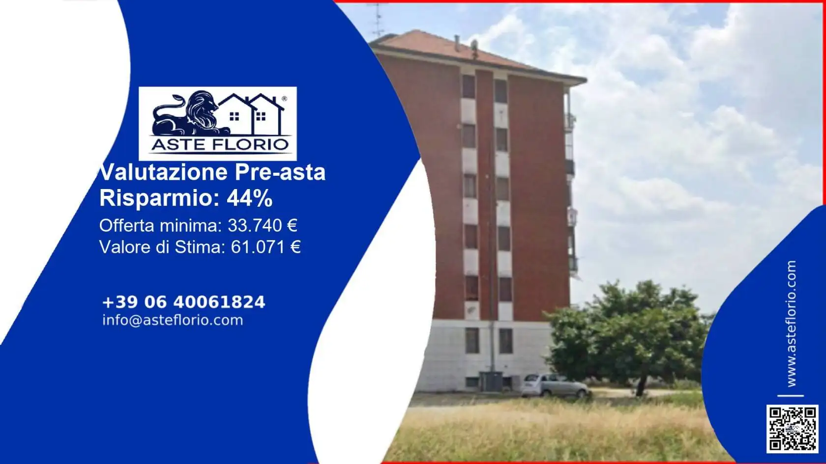 Appartamento in asta a Crescentino