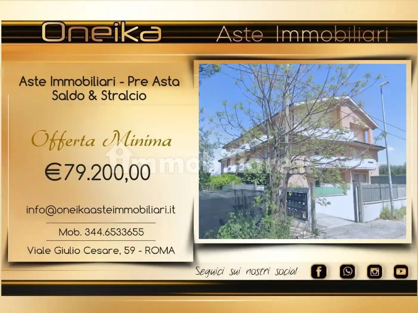 Appartamento in asta a Roma