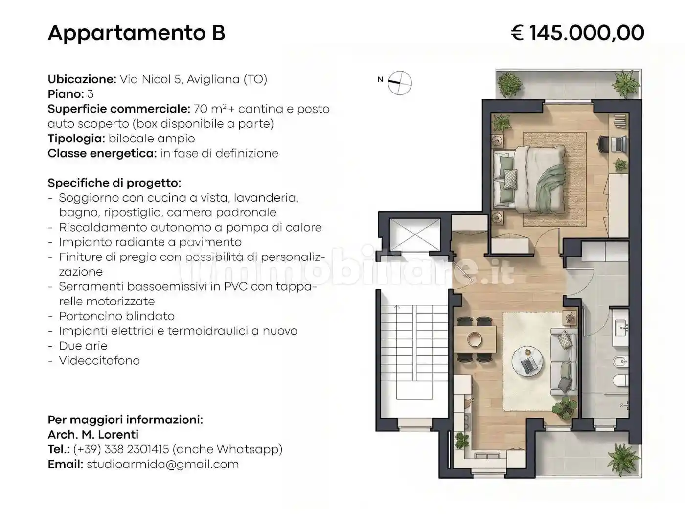 Appartamento in vendita a Avigliana