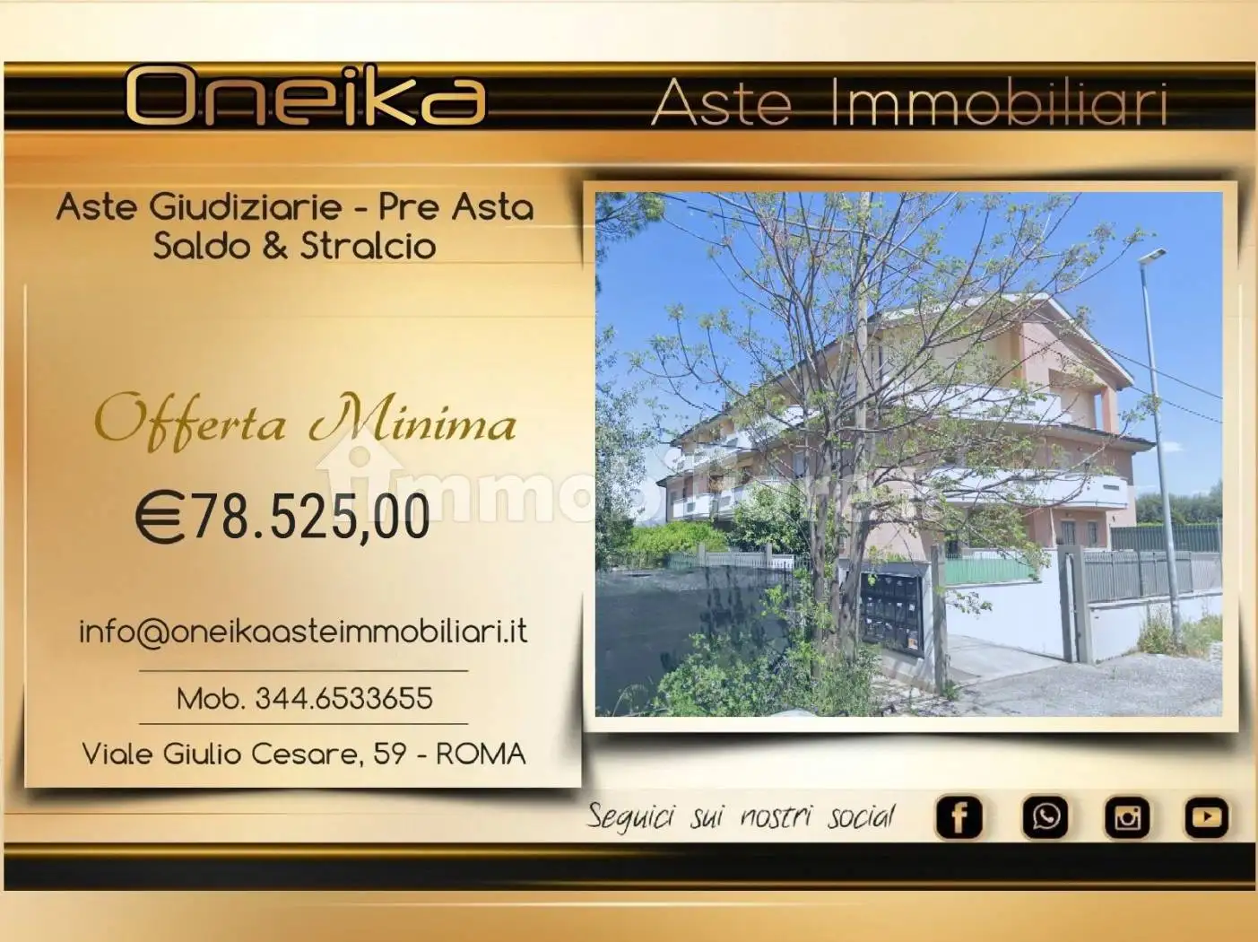 Appartamento in asta a Roma