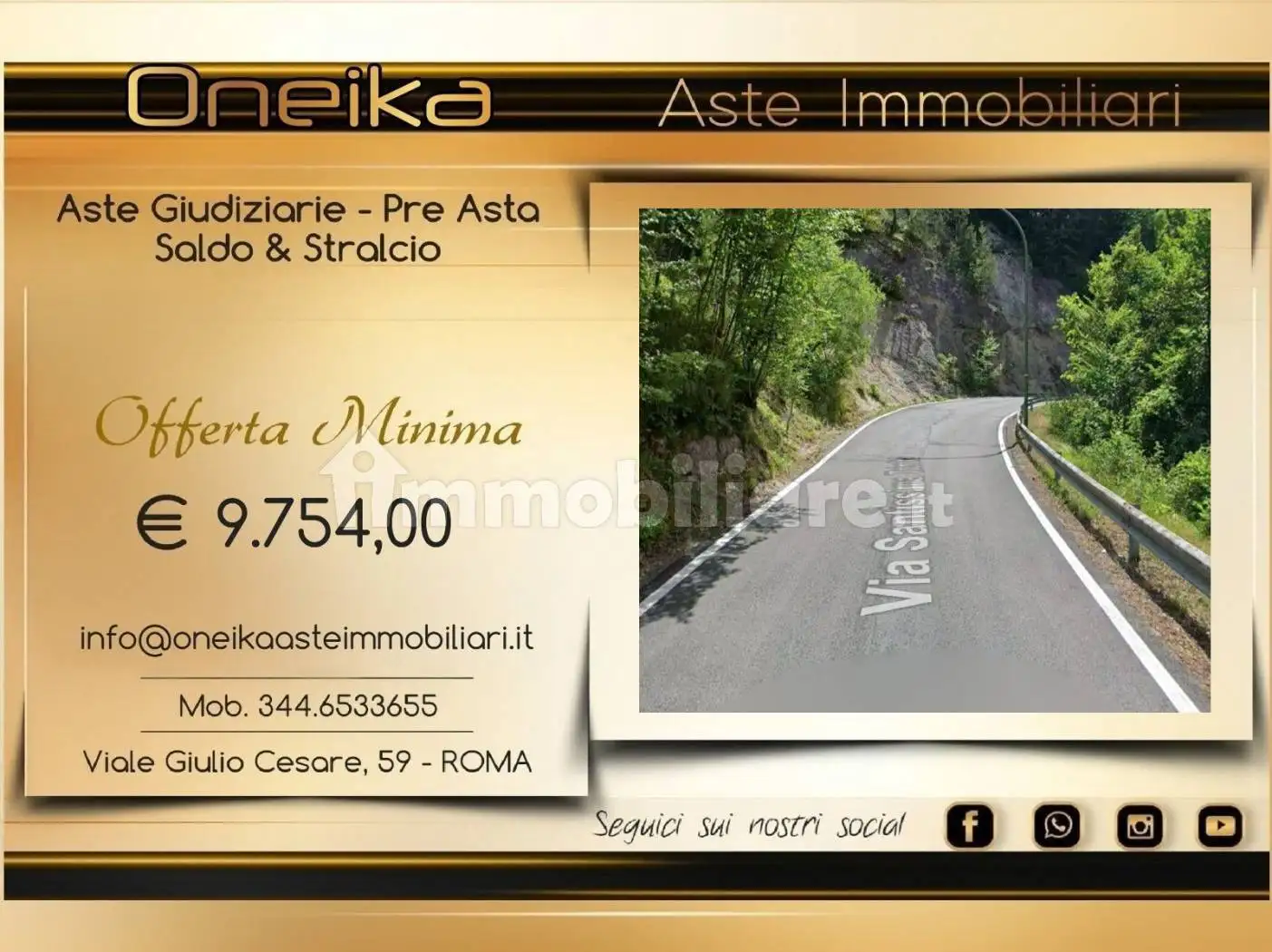 Appartamento in asta a Vallepietra