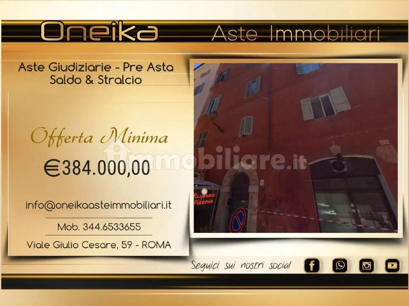 Appartamento in asta a Roma