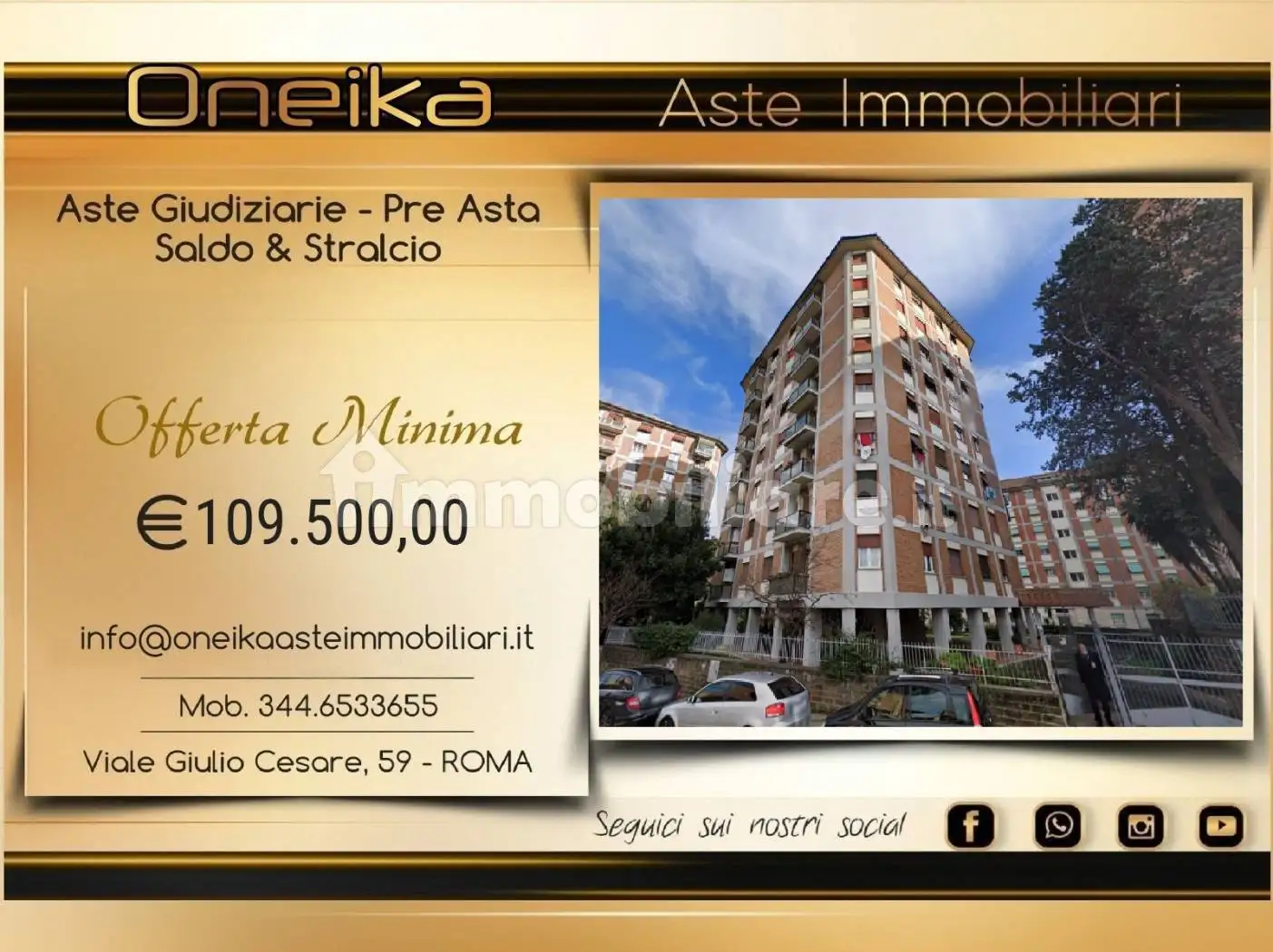 Appartamento in asta a Roma