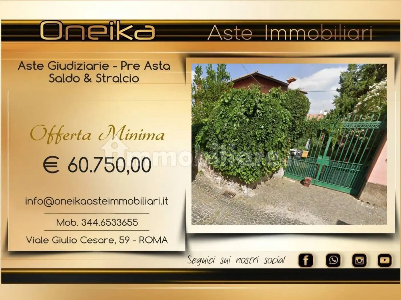 Appartamento in asta a Colonna