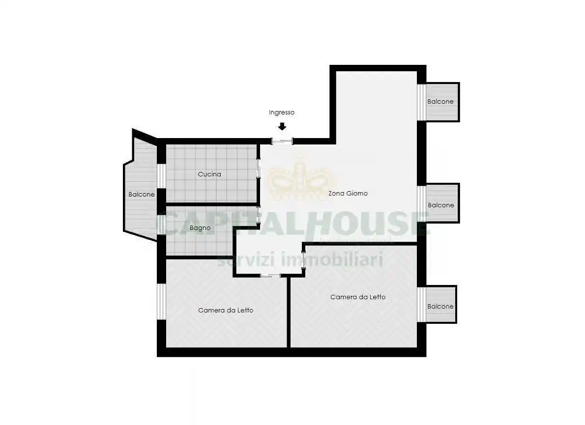 Trilocale via Doberdò 22, Villa San Giovanni, Milano - foto 4