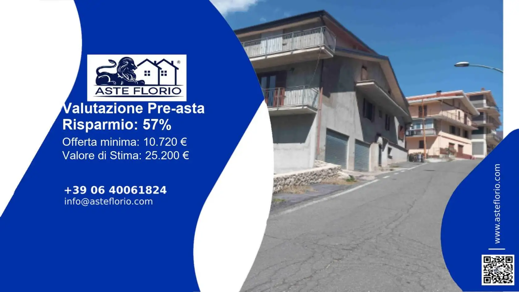 Appartamento in asta a Vallepietra