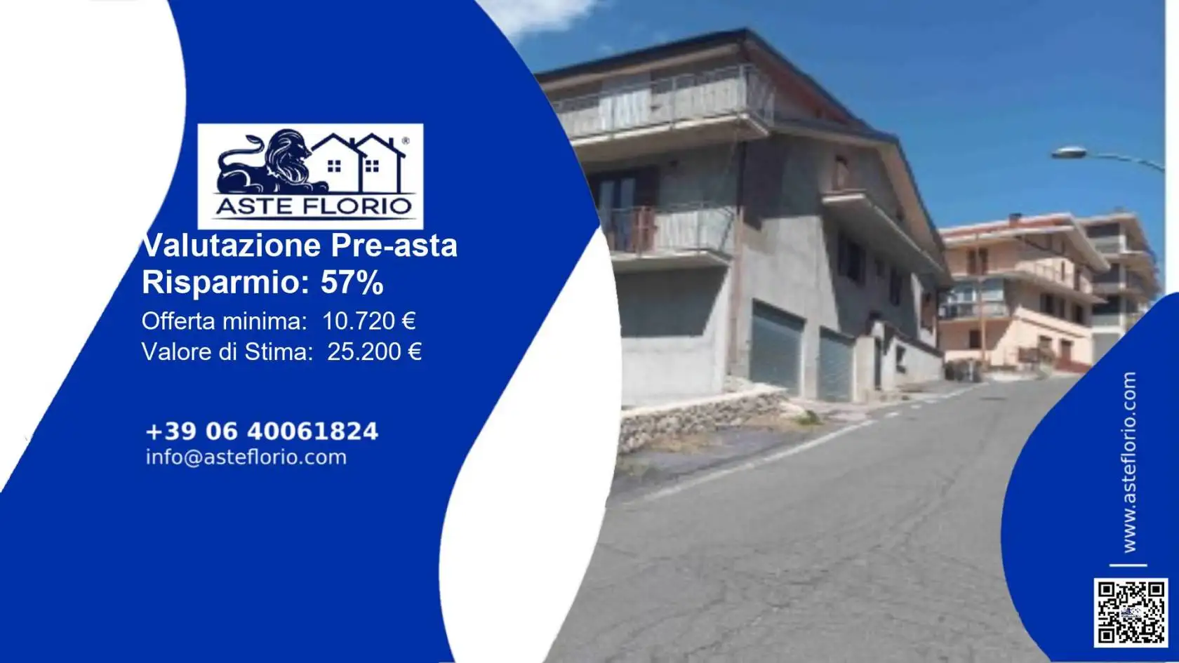 Appartamento in asta a Vallepietra