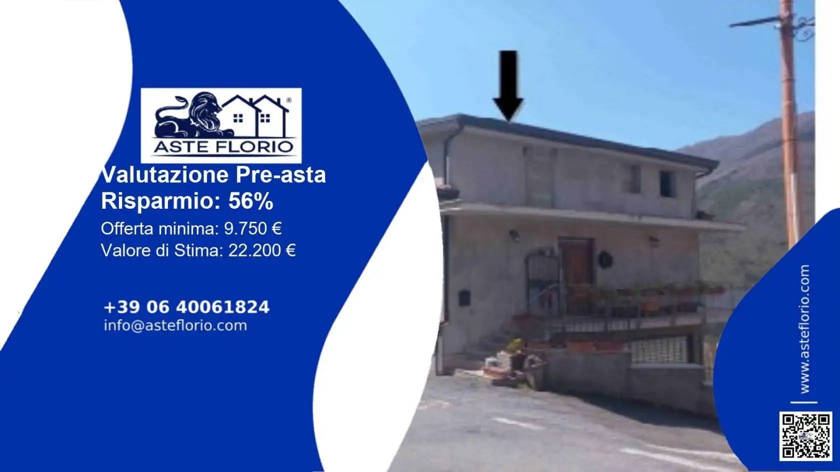 Appartamento in asta a Vallepietra