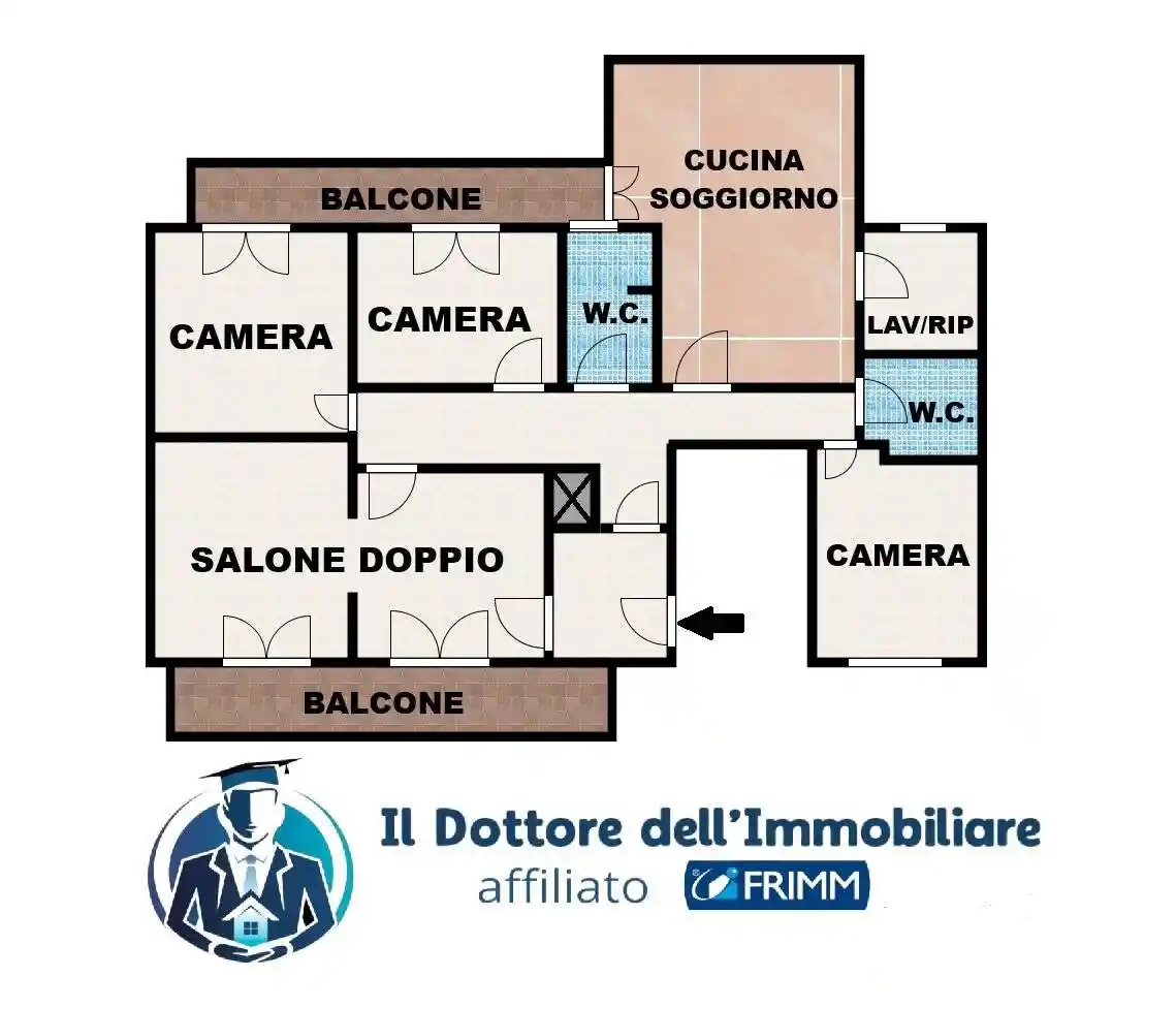 Trilocale via Villagrazia, Guadagna, Palermo - foto 2