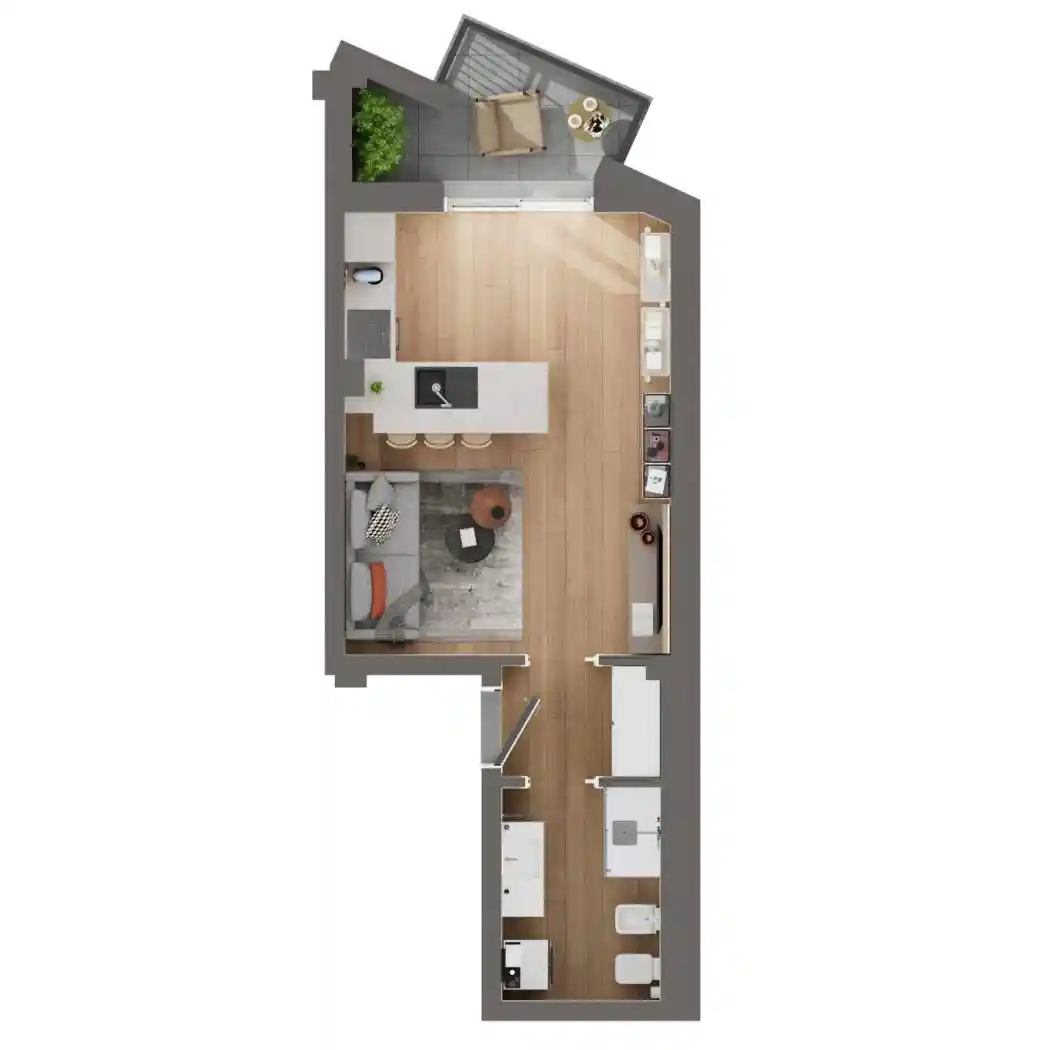 Monolocale viale Certosa 34, Certosa, Milano - foto 2