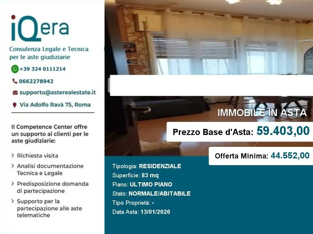 Appartamento in asta a Catanzaro