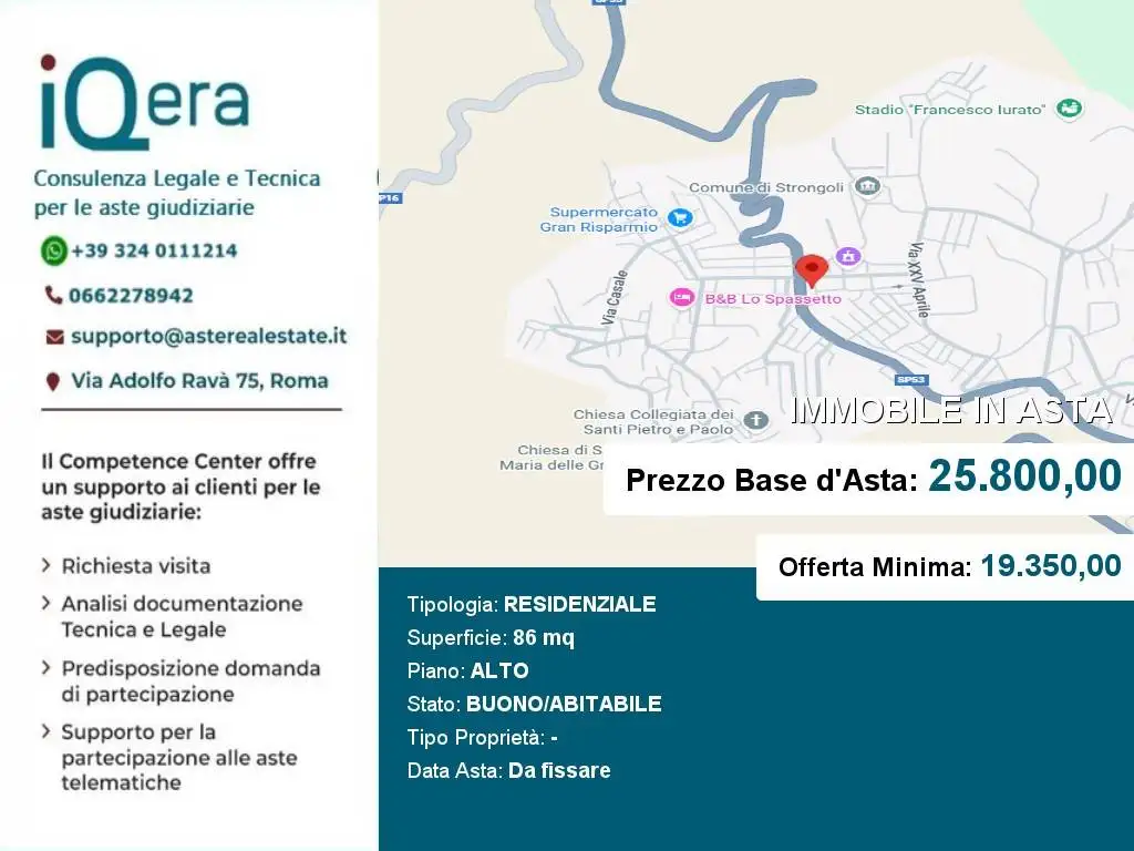 Appartamento in asta a Strongoli