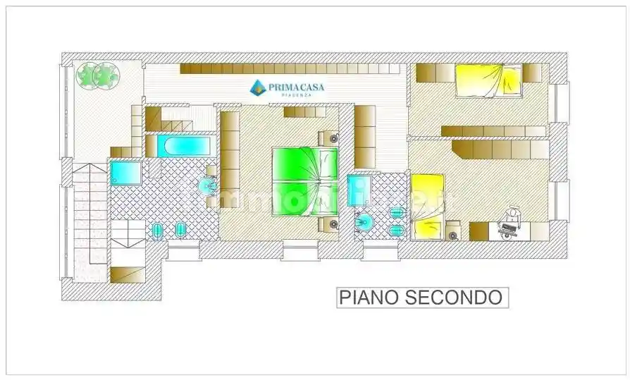 Terratetto unifamiliare 257 m², buono stato, Via Taverna - Ospedale, Piacenza - foto 3