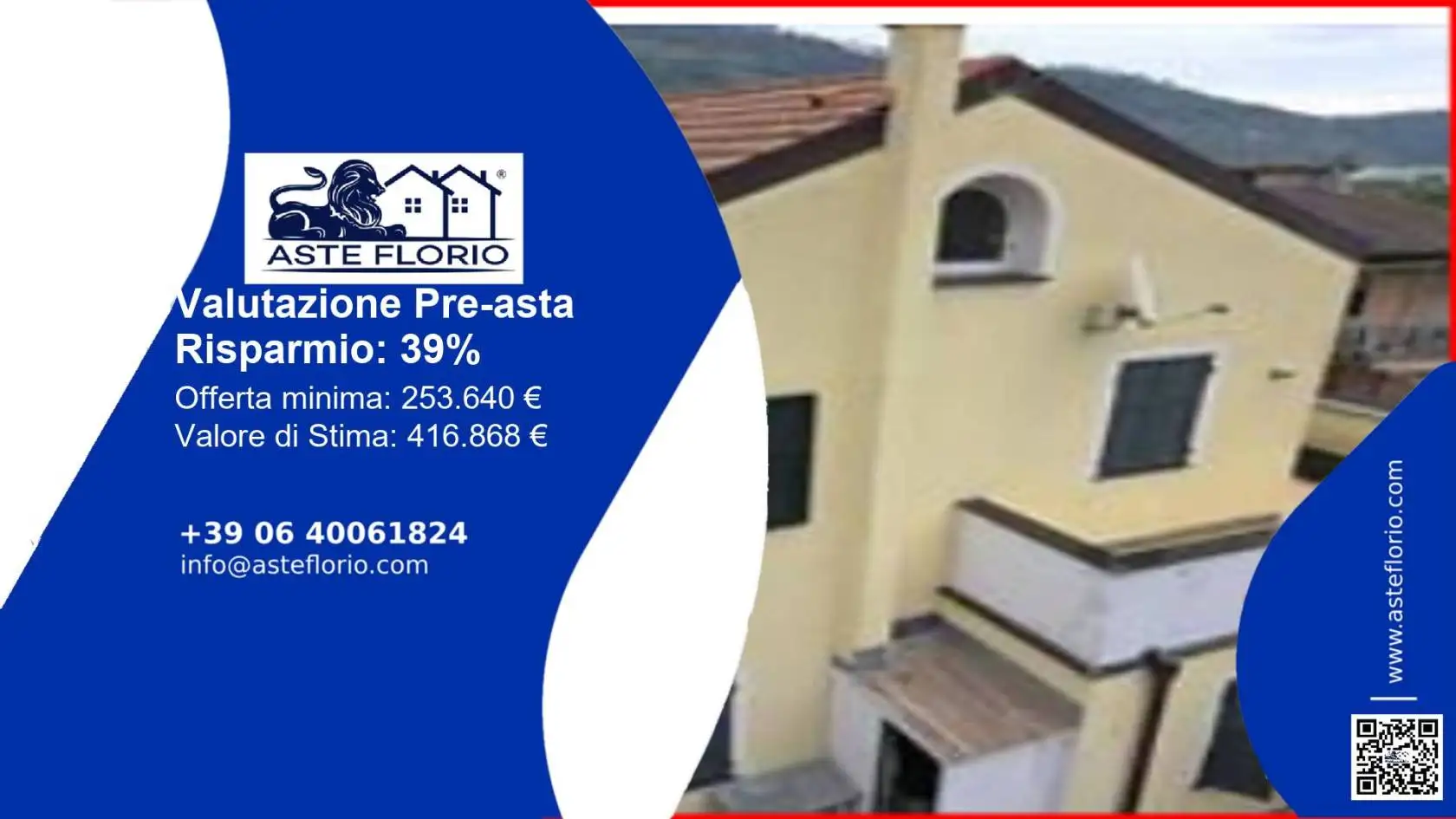 Villetta a schiera in asta a Quiliano