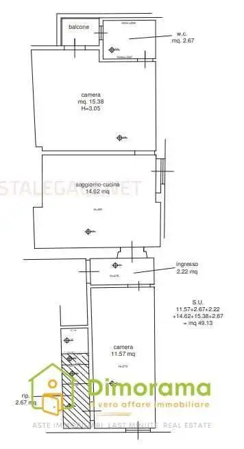 Appartamento in asta a Pontassieve