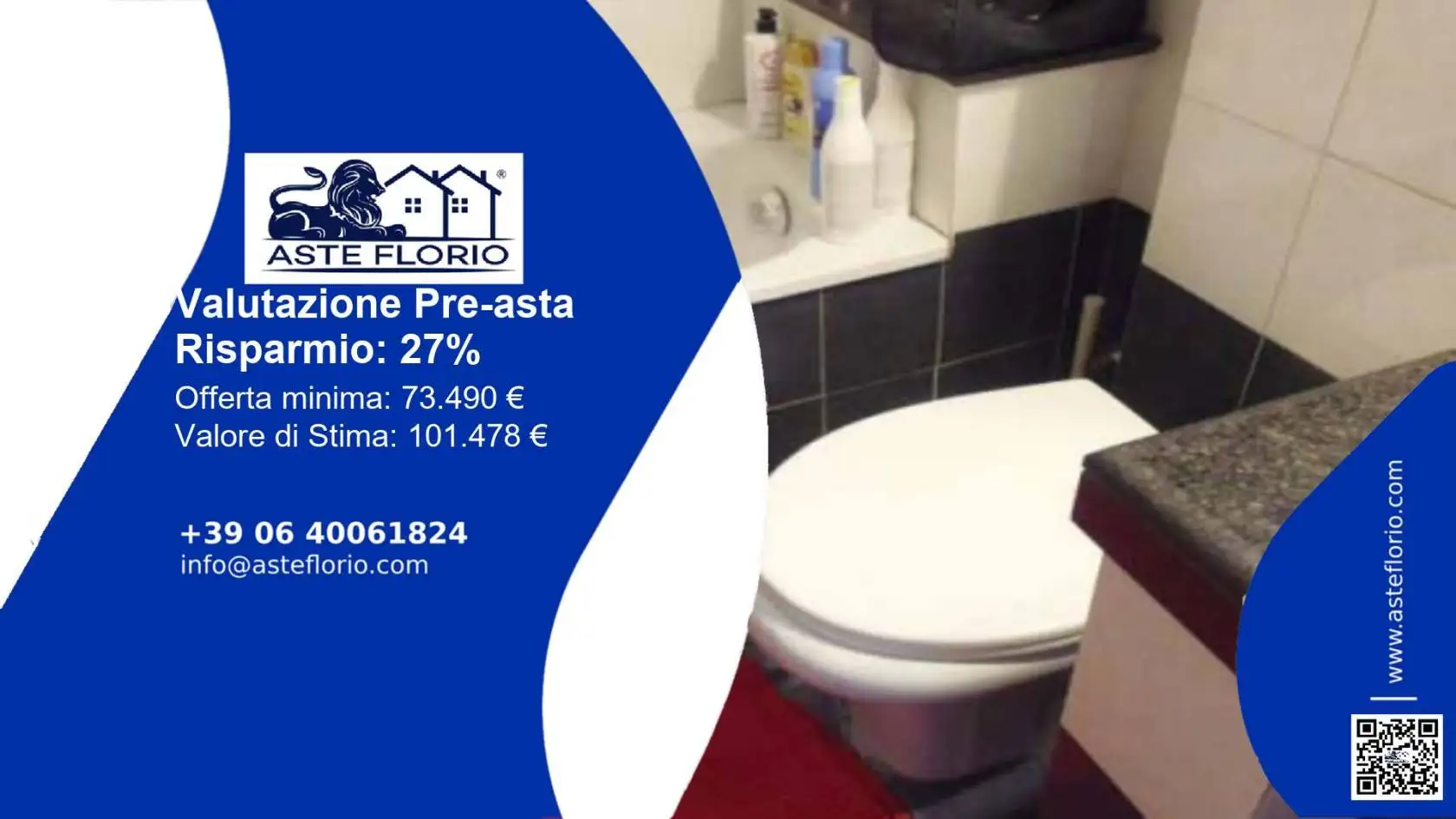 Appartamento in asta a Castel Gandolfo