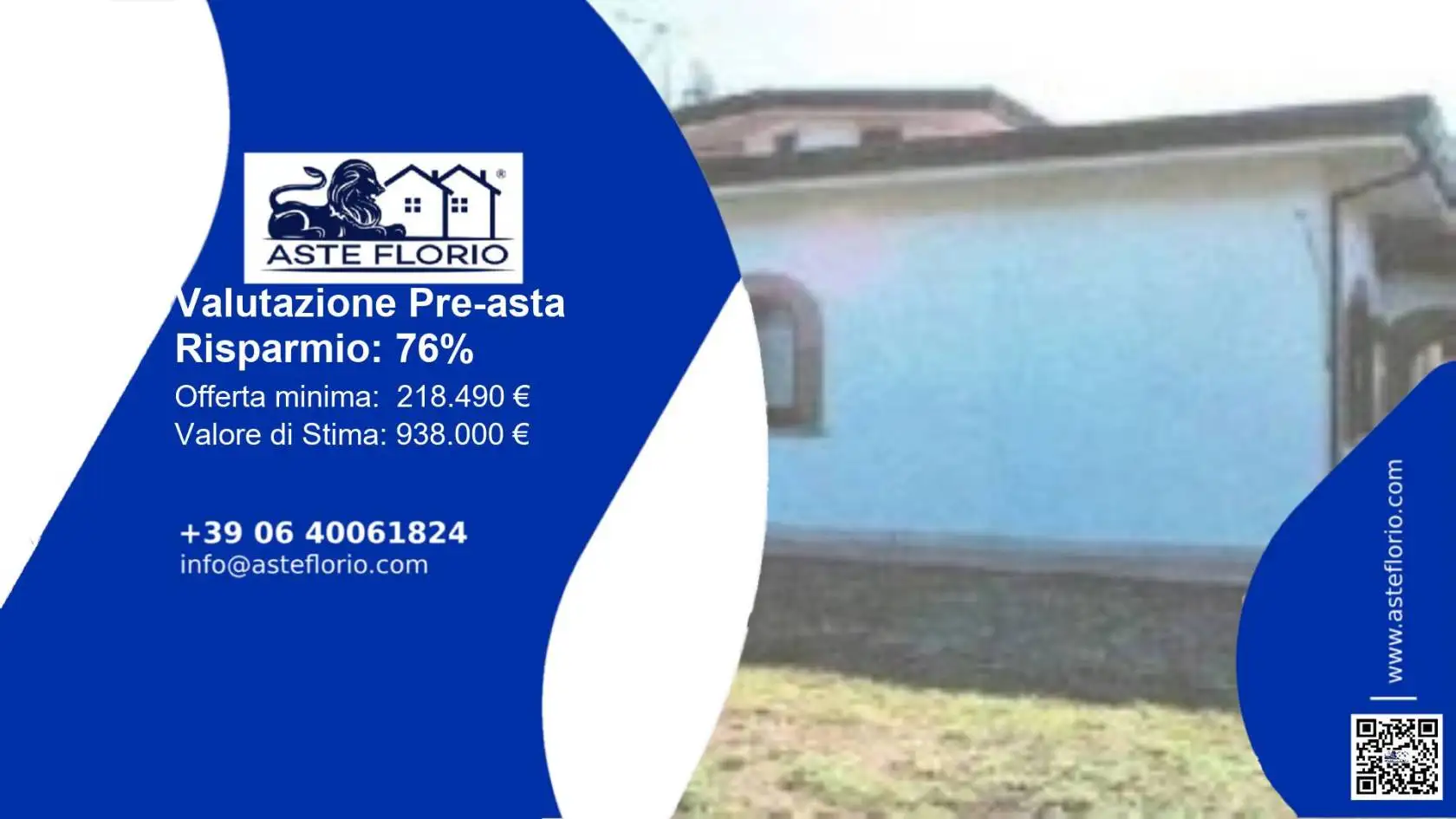 Villa in asta a Lariano