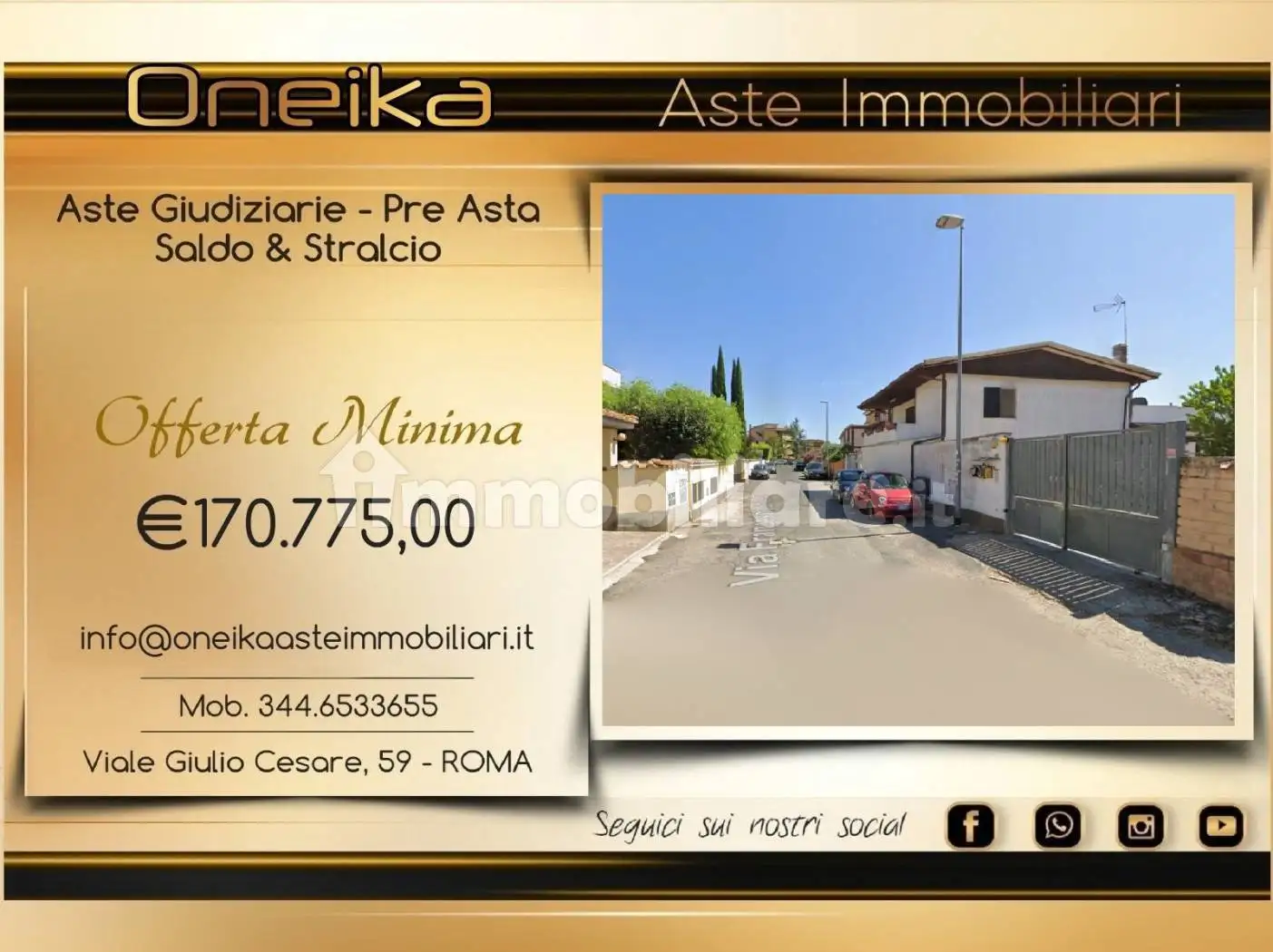 Appartamento in asta a Roma