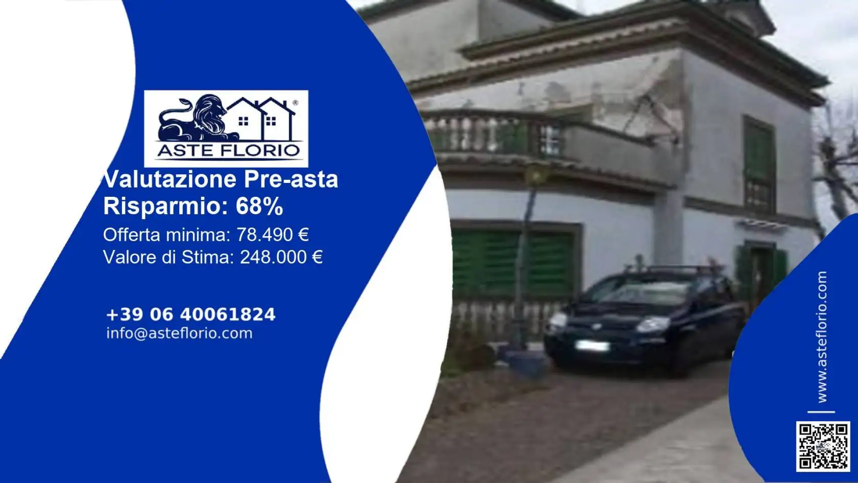 Villa in asta a Albano Laziale