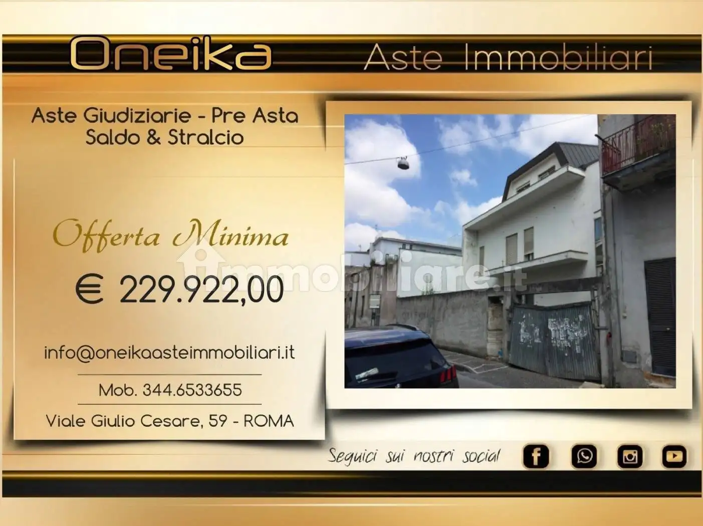 Villa in asta a Caivano