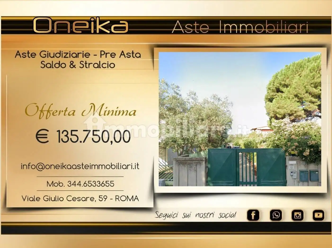 Villa in asta a Quartu Sant'Elena