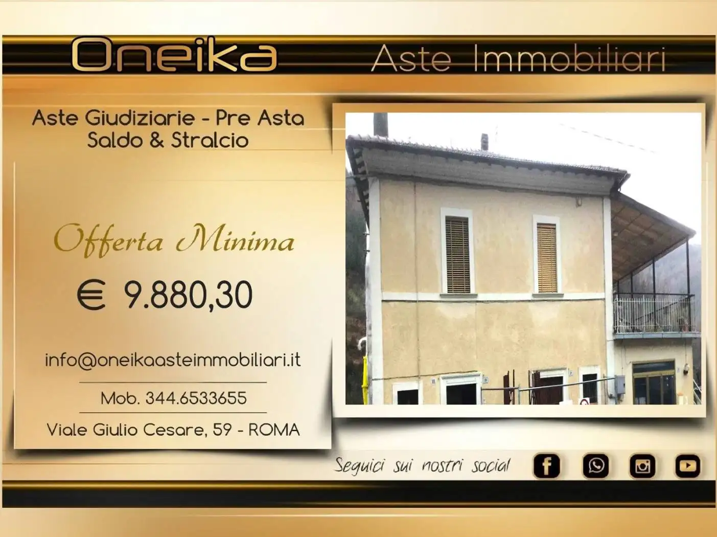 Appartamento in asta a Rieti