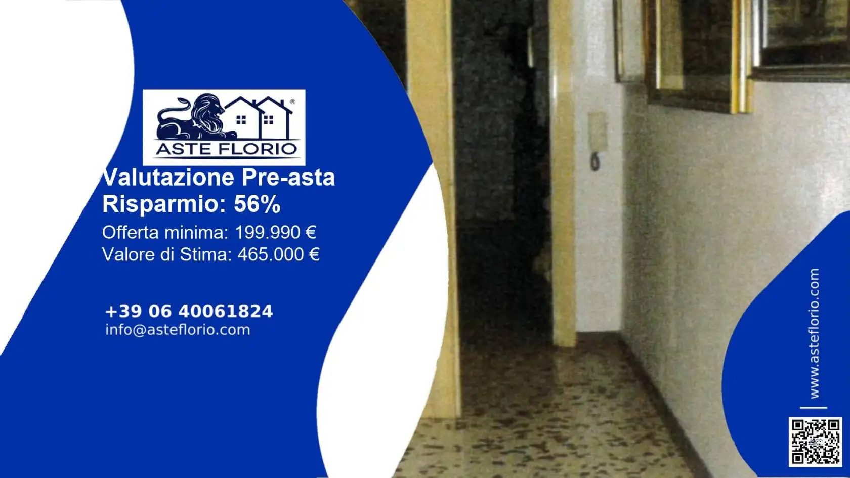 Appartamento in asta a Roma