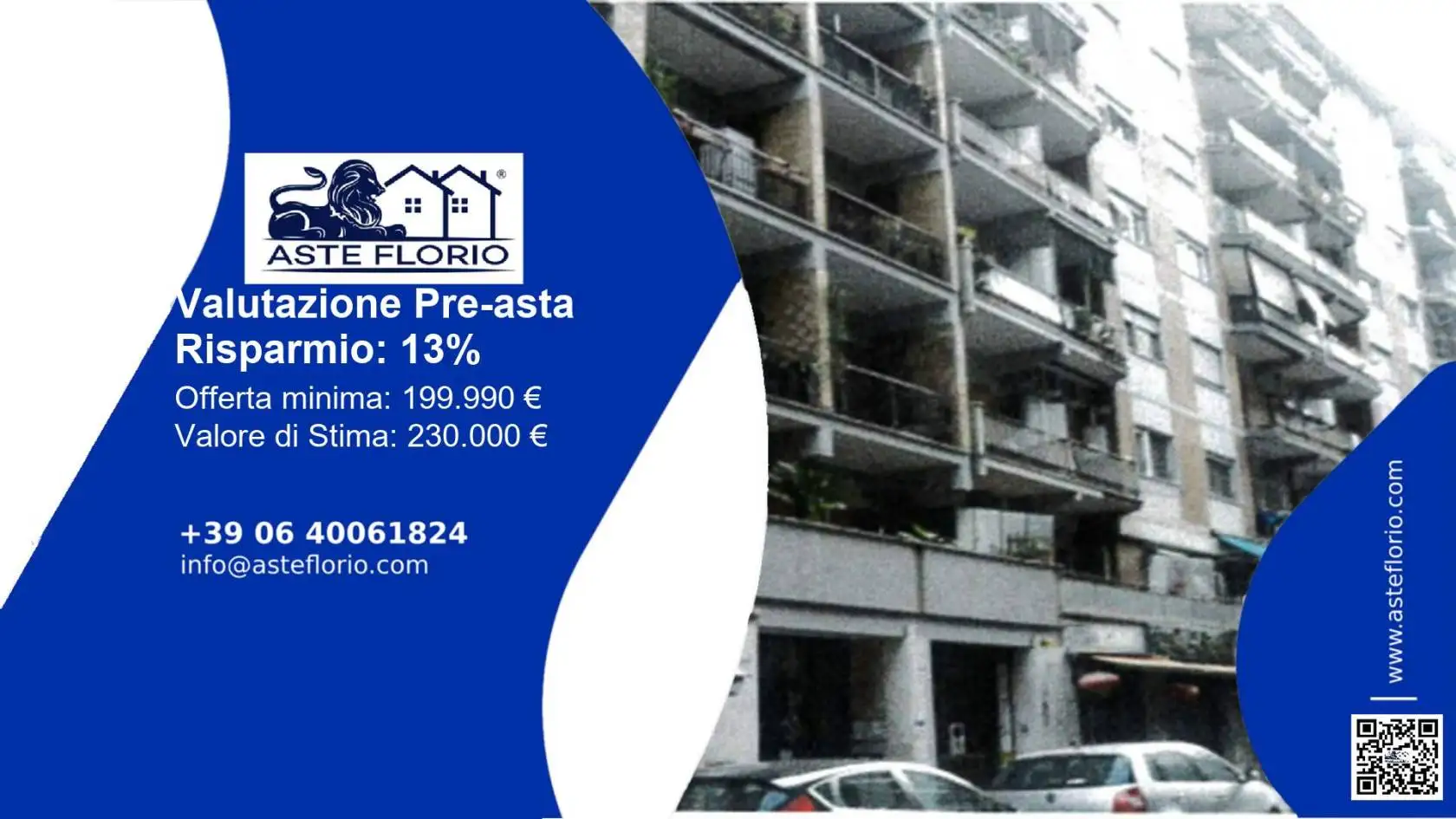 Appartamento in asta a Roma