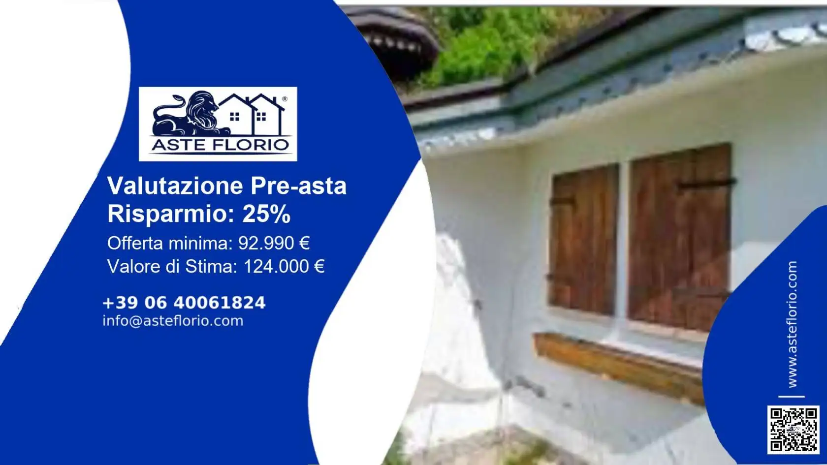 Villa in asta a Ferrara di Monte Baldo