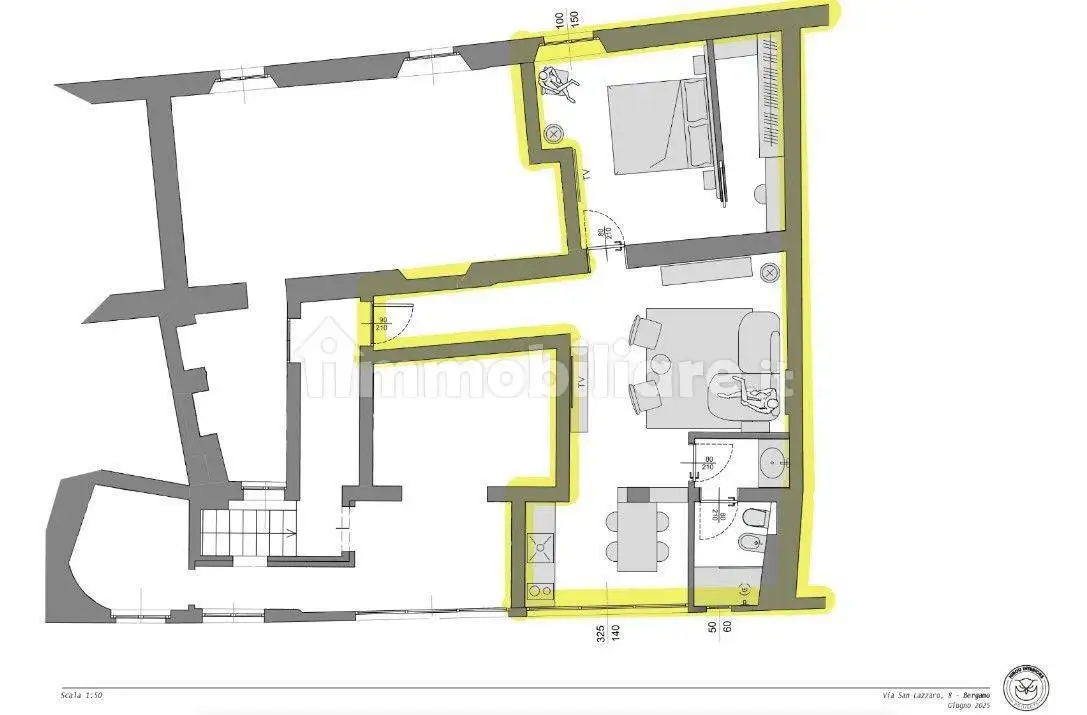 Appartamento in vendita a Bergamo