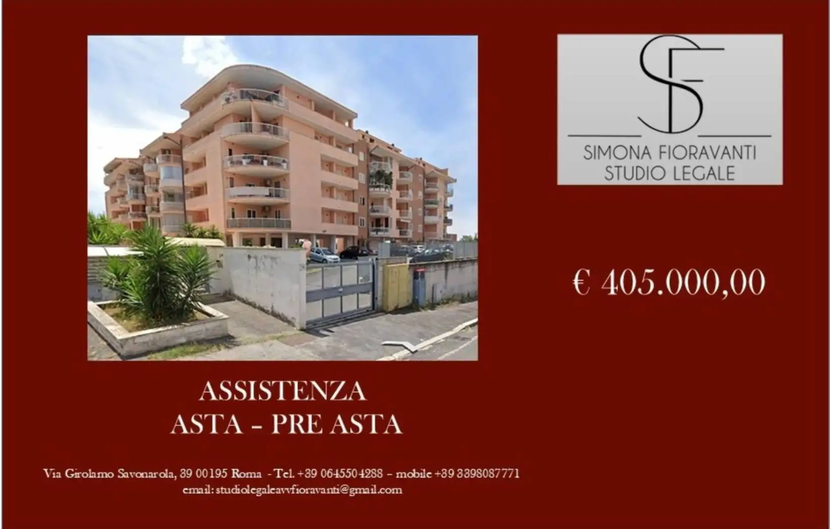 Appartamento in asta a Roma